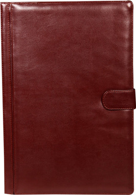 

Leather World PU Leather Document File Folder(Set Of 1, Maroon)
