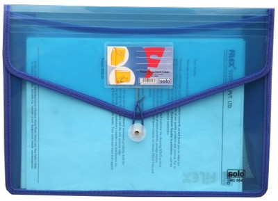 

Solo Document Case(Set Of 2, Blue)