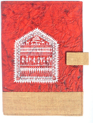 

Art Godaam Hand Made Paper File Folder(Set Of 1, Red)