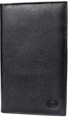 

99Cells Executive Series Leather Cheque Book Holder(Set Of 1, Black)