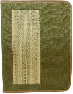 

Fileman Jute File With Bamboo Finish(Set Of 1, Green)