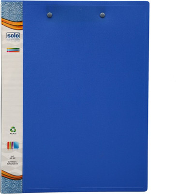 

Solo Polypropylene Clip Files(Set Of 1, Blue)