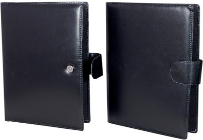 

Aahum Sales Faux Leather Conference Folder Set of 2 (Black)(Set Of 2, Black)