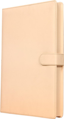 

Leatherworld PU Leather Document File Folder(Set Of 1, Beige)