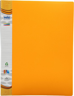 

Solo Polypropylene Display Files / Clear Books(Set Of 1, Yellow)