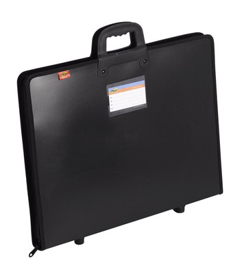 

Trio ZDCA3 PP Zipper Designer Case with Handle A3(Set Of 1, Black)