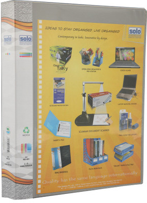 

Solo Ring Binder(Set Of 2, Grey)