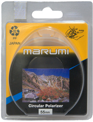 

Marumi 55 mm Circular Polarizer Polarizing Filter (CPL)