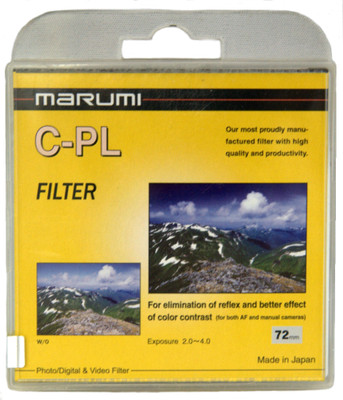

Marumi 72 mm Circular Polarizer Polarizing Filter (CPL)