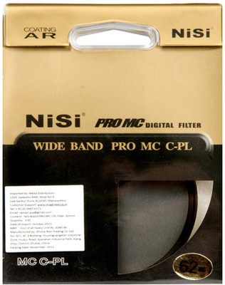 

Nisi 62 mm Circular Polarizer Polarizing Filter (CPL)