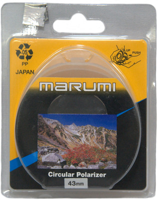 

Marumi 43 mm Circular Polarizer Polarizing Filter (CPL)