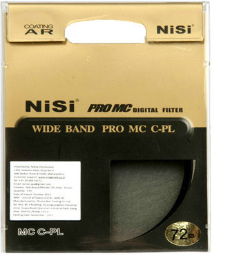 

Nisi 72 mm Circular Polarizer Polarizing Filter (CPL)