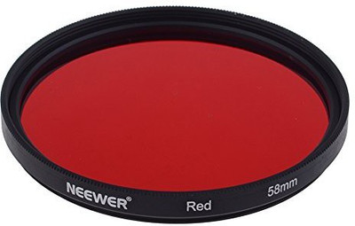 

Neewer 58Mm Full Red Color Filter For Camera Lens With 58Mm Filter Thread Color Effect Filter(58 mm)