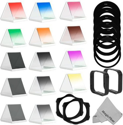 

Goja Complete Square Filter Kit Compatible With Cokin P Series Color Graduated Filter(77 mm)