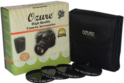 

ozure ND Filter kit 62mm Set of 4pc ND Filter(62 mm)