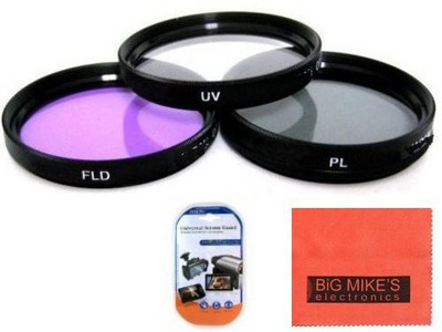 

Big Mike s 49Mm Multi-Coated 3 Piece Filter Kit For Sony Alpha Polarizing Filter (CPL)(49 mm)