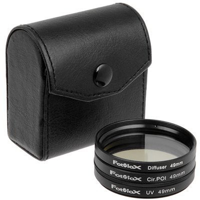 

Fotodiox Inc. Filter Kit Uv Circular Polarizer Soft Diffuser 49Mm Polarizing Filter (CPL)(49 mm)