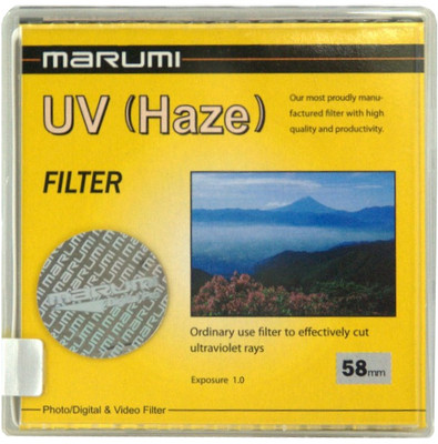 

Marumi 58 mm Ultra Violet Haze UV Filter