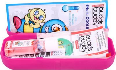 

Buddsbuddy First Aid Kit-39Pcs Pack,Design-2 (Pink) First Aid Kit(Home, Workplace, Vehicle)