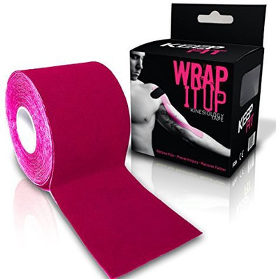 

KeepFit Gear Kinesiology Tape Plus FREE eTaping Guide Wrap It Up with Premium Athletic Performance Tape First Aid Tape(Pack of 1)
