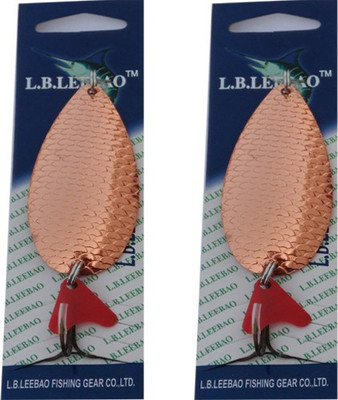 

Hunting Hobby oval Spoon Fishing Lure(Pack of 2 Size 8)
