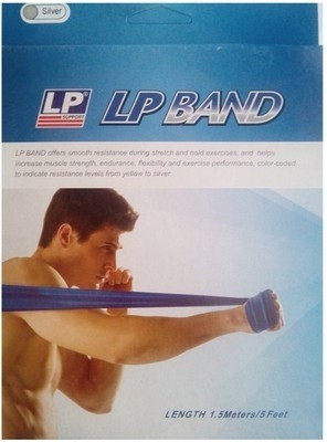 

LP Fitness Accessories Resistance Band(Silver, Pack of 1)