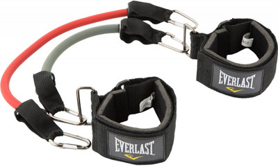 

Everlast Lower Body Ankle Power Bands 30" Resistance Tube(Black)