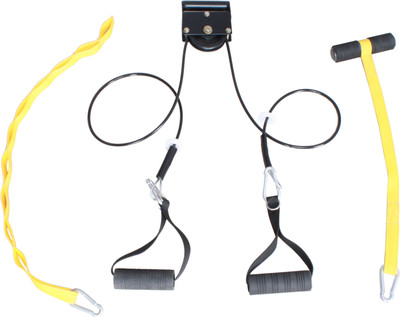 

Home Gym Dynamics Pulley Core Trainer Fitness Band(Black, Yellow, Pack of 3)