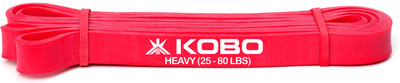 

Kobo Power With Loop (Heavy) Aerobic Cardio & Exercise Resistance Band(Red), Assorted