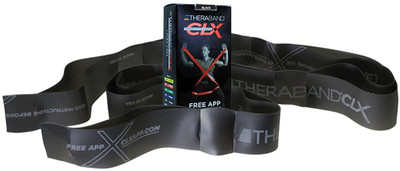 

Thera-Band Latex Free CLX Consecutive Loops,Individual 5 Foot Pre-Cut, 9 Loops, Advanced Level 1, Special Heavy, Black Resistance Band(Black, Pack of 1)