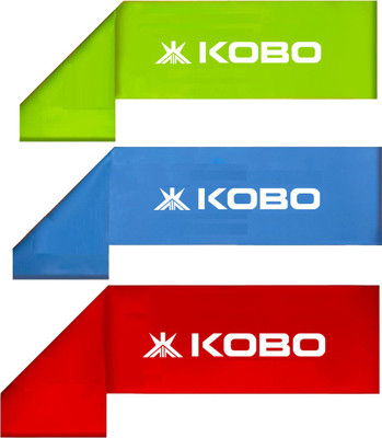 

Kobo Resistance Power Loop (Set of 3) Aerobic Cardio & Exercise Pilates Band(Green, Blue, Red), Blue;green;red