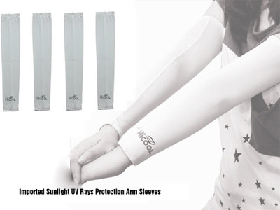 Gee Power Imported Sunlight UV Protection Arm Sleeves (Set of 2 Pairs) Fitness Band(Grey, Pack of 2) available at flipkart for Rs.189