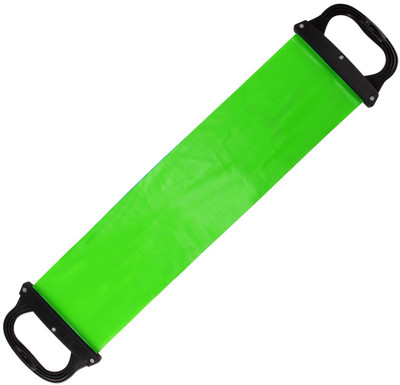 

FITSY Yoga Pilates Elastic Stretch Resistance Tension Band with Handles - Pilates Band(Green, Pack of 1)