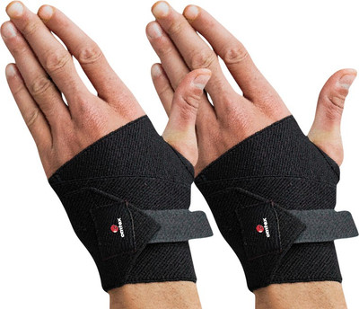 

Omtex Adjustable Hand/Thumb Support Hand Grip/Fitness Grip(Black)
