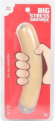

Emerge Strechable Big Stress Buster Sausage Hand Grip/Fitness Grip(Yellow)