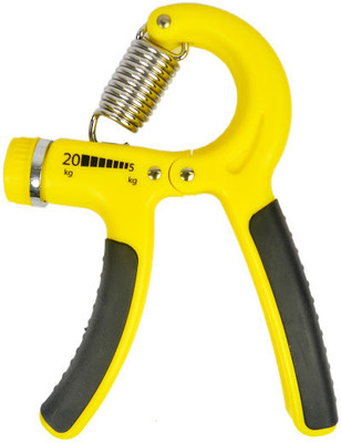 Kobo Hand Grip Adjustable 5 To 20 Kg Hand Grip/Fitness Grip Yellow, Black Kobo Hand Grips