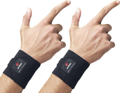 

Omtex Adjustable Wrist Support Hand Grip/Fitness Grip(Black)