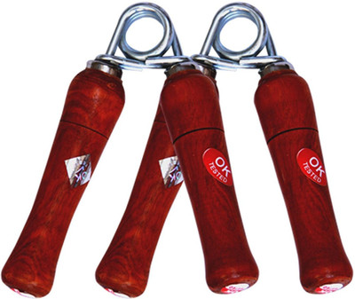 Woody GYM EXERCISE Hand Grip/Fitness Grip Brown Woody Hand Grips