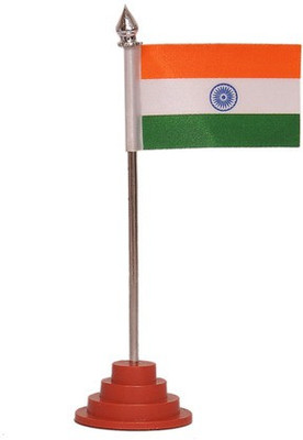 

Indigo Creatives India Double Sided Wind Table Miniature Flag(Cotton)