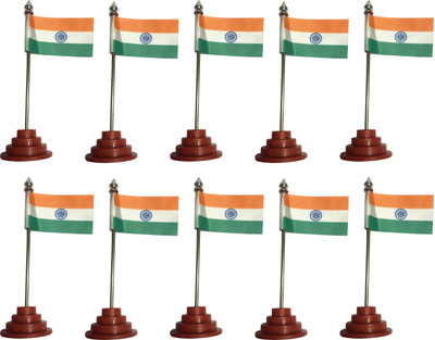 

Anil Bhai Rakhi Wala India Double Sided Wind Table Miniature Flag(Nylon)
