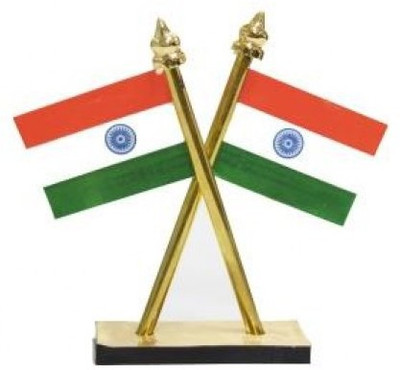 

Shree Enterprise india Double Sided Wind Car Dashboard Flag Flag(Nylon)