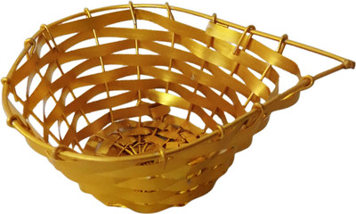 

Stonic Heart_Shape_3 Bamboo Flower Basket without Artificial Flower & Plant(W: 8 cm x H: 3 cm x D: 5 cm)