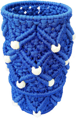 

DilliHaat FPB01 Nylon Flower Basket without Artificial Flower & Plant(W: 10 cm x H: 17 cm x D: 10 cm)