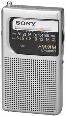 

Sony ICF-S10MK2 Pocket AM/FM Radio FM Radio(Silver)