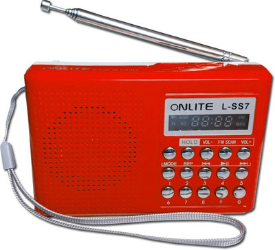

Onlite Portable Mini Speaker FM Radio(Red)