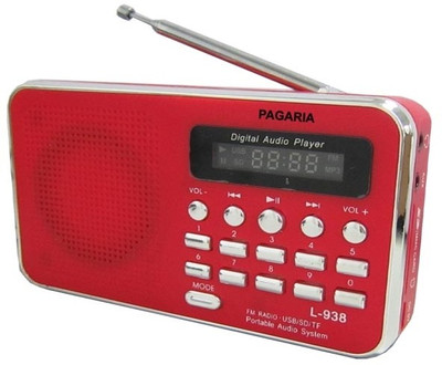 

Pagaria L-938 FM Radio(Red)