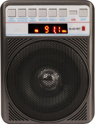 

Yuvan IN-621BT Bluetooth USB/ SD Player With FM Radio(Grey, White)