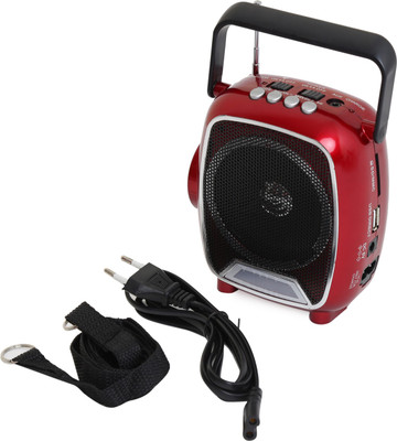 

Soroo 1602 Rechargable Multimedia Speaker with USB and Torch - Dazzling Red FM Radio(Red, Black)