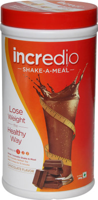 

Incredio shake-a-meal-Meal Replacement Shake with 14g Protein , 2.8g Fiber and 27 Vitamins and minerals for Weight Management 500g, chocolate(500 g)