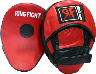 Ring Fight Curved Hook Jab Curved Focus Pad Red, Black Ring Fight Boxing Focus Pad